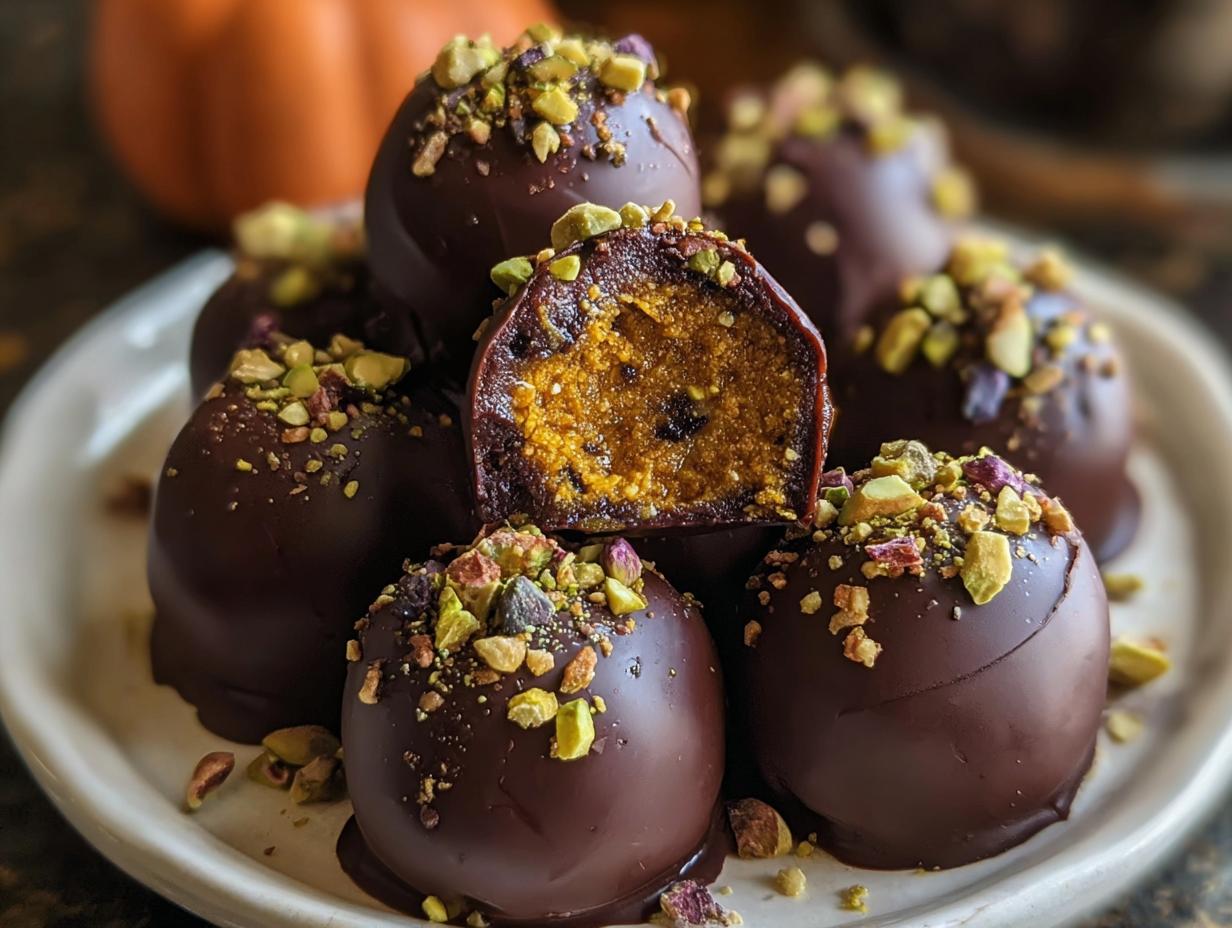 Ingredients for Bake Vegan Pumpkin Truffles