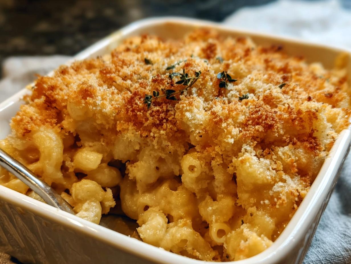 Super Baked Mac Cheese: So Creamy & Crispy 5 Super Baked Mac Cheese: So Creamy & Crispy - Baked Mac Cheese - main visual representation