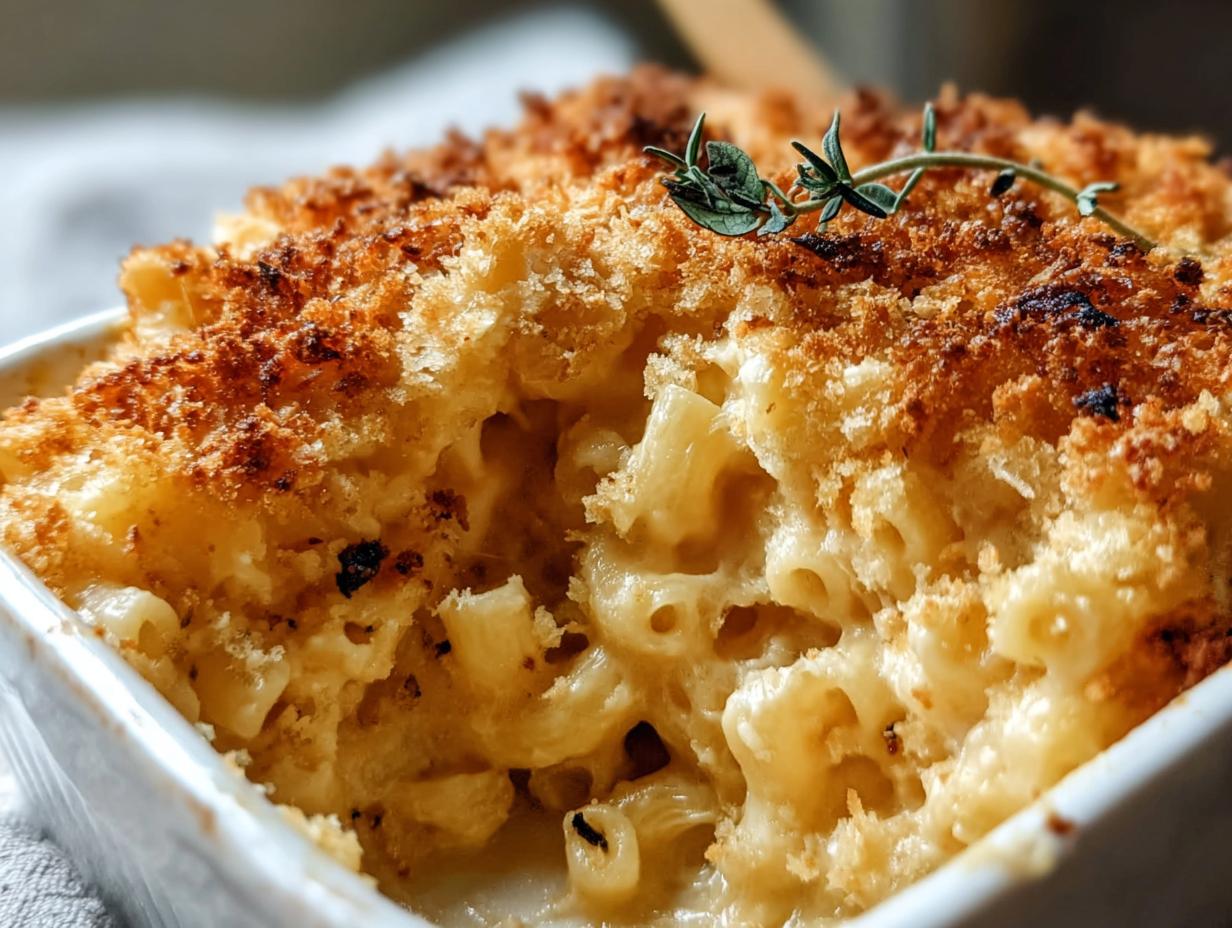 Super Baked Mac Cheese: So Creamy & Crispy 7 Super Baked Mac Cheese: So Creamy & Crispy - Baked Mac Cheese - additional detail