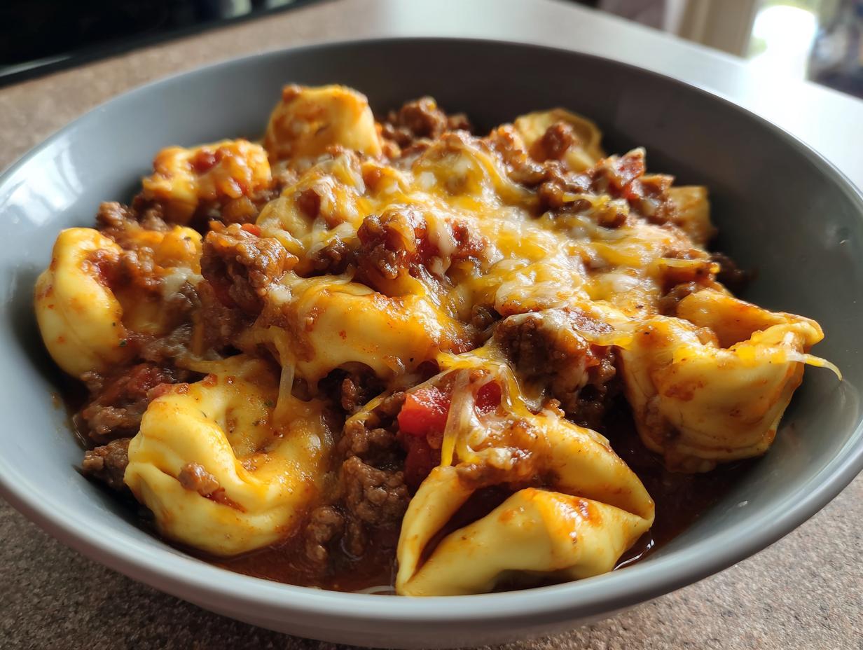 Brilliant Beef Enchilada Tortellini: 30 Min Meal - Beef Enchilada Tortellini - additional detail