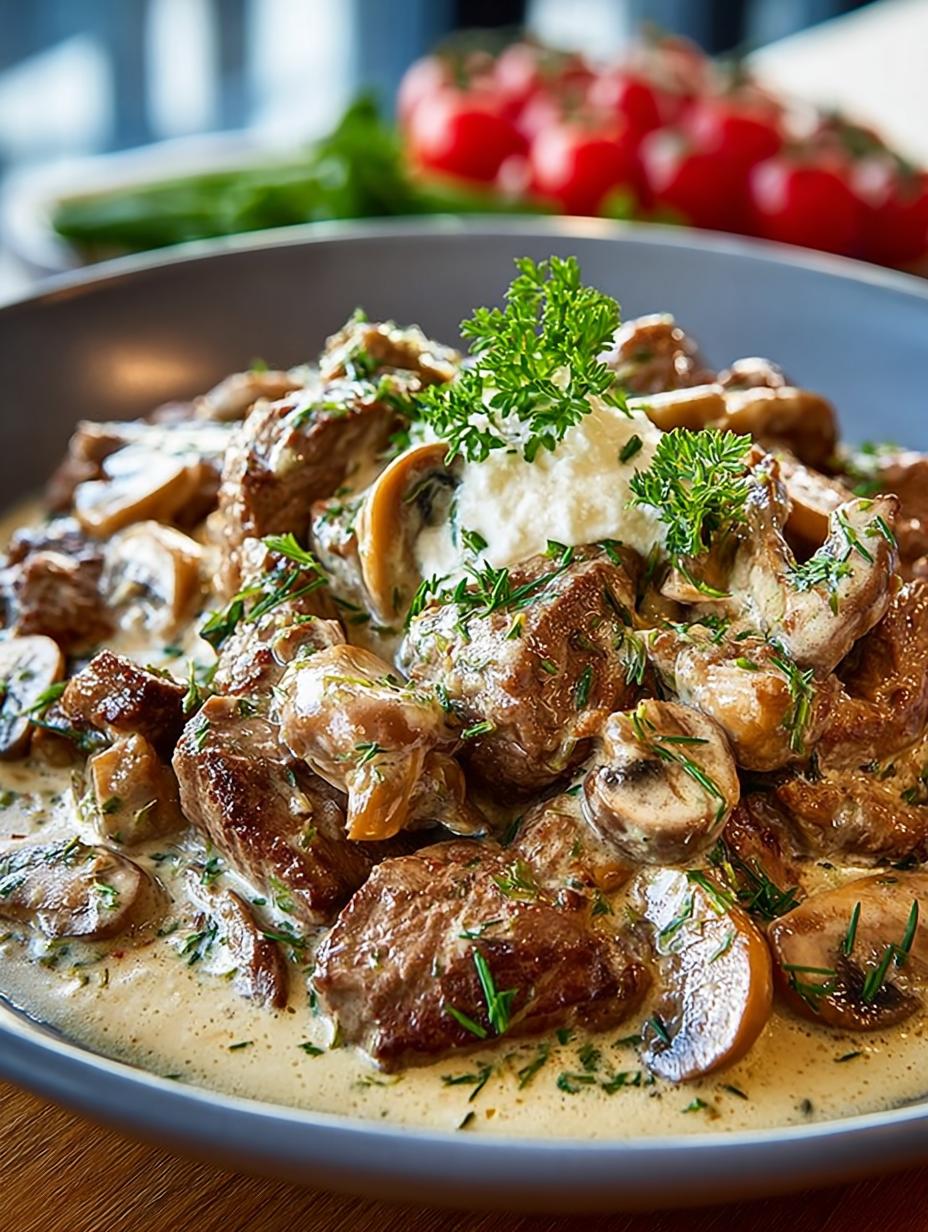 Delicious Beef Stroganoff: A Classic Comfort Meal - Beef Stroganoff - additional detail