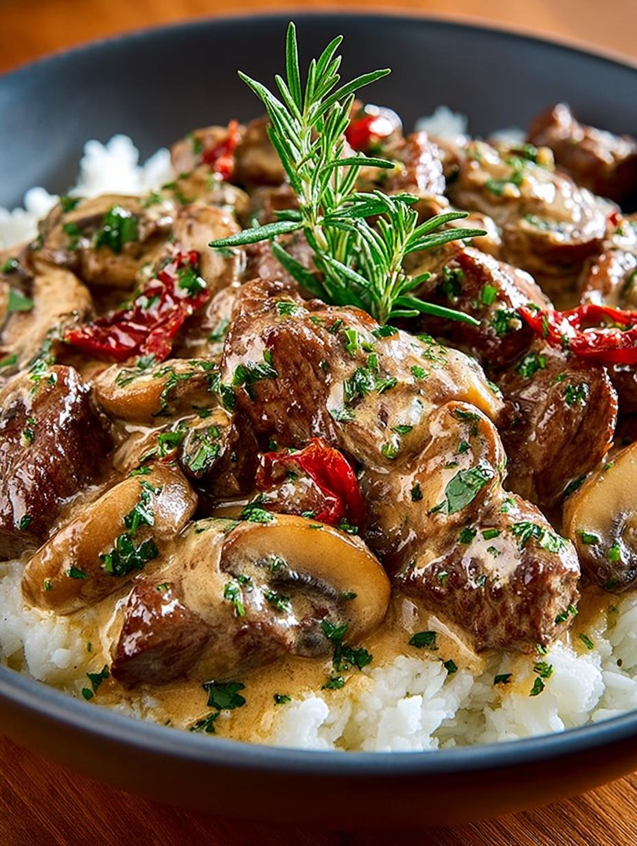Beef Stroganoff
