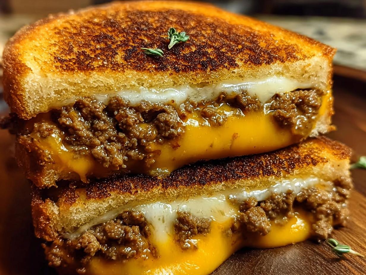 Cheesy Ground Beef Melt: Pure Comfort in 30 Min 4 Cheesy Ground Beef Melt: Pure Comfort in 30 Min - Cheesy Ground Beef Melt - additional detail