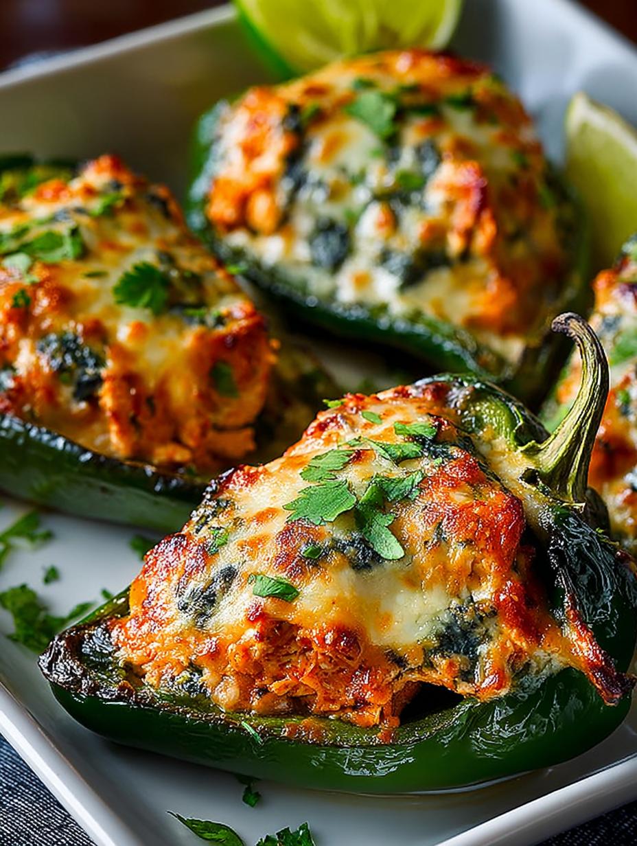 Chicken Stuffed Poblano Peppers: 5 Ways to Indulge Tonight 4 Chicken Stuffed Poblano Peppers: 5 Ways to Indulge Tonight - Chicken Stuffed Poblano Peppers - main visual representation