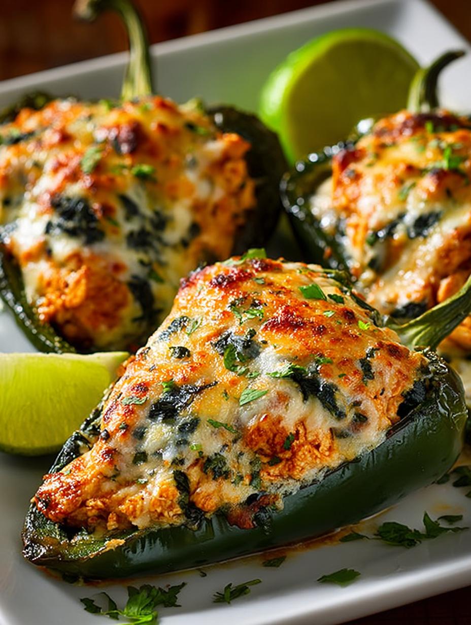 Chicken Stuffed Poblano Peppers: 5 Ways to Indulge Tonight 5 Chicken Stuffed Poblano Peppers: 5 Ways to Indulge Tonight - Chicken Stuffed Poblano Peppers - additional detail