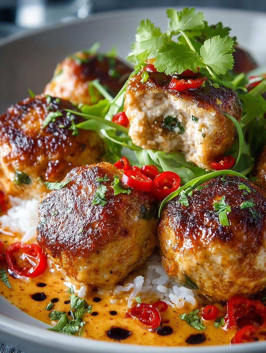 Coconut Chicken Meatballs in 40 Minutes of Pure Delight - Coconut Chicken Meatballs - additional detail