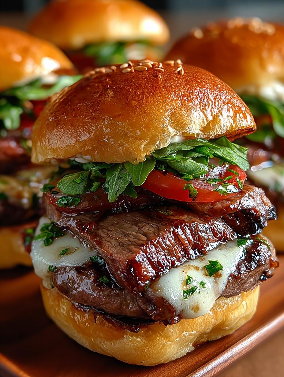 Cowboy Butter Steak Sliders