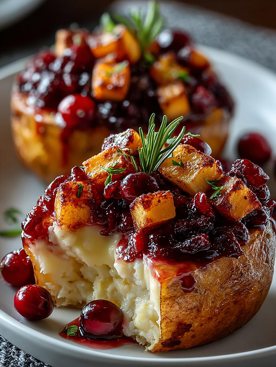 Cranberry Apple Twice Baked Sweet Potatoes Delight - Cranberry Apple Twice Baked - main visual representation