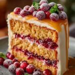 Cranberry Orange Layer Cake