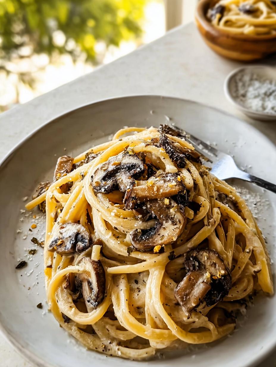 Creamy Miso Mushroom Pasta: 15-Min Heavenly Dish - Creamy Miso Mushroom Pasta - main visual representation