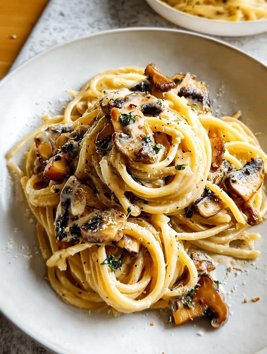 Creamy Miso Mushroom Pasta: 15-Min Heavenly Dish - Creamy Miso Mushroom Pasta - additional detail