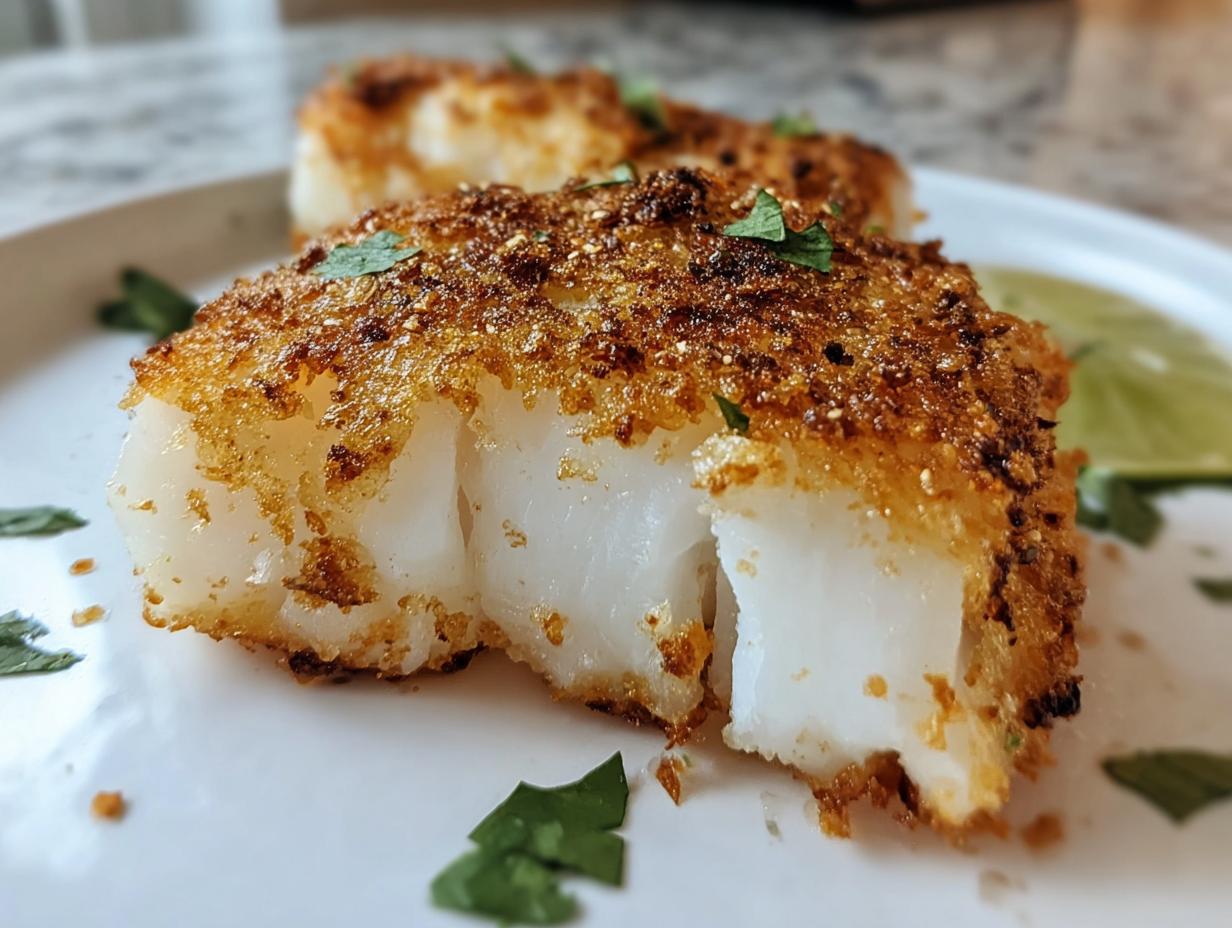 Crispy Air Fryer Cod: 10-Min Heavenly Meal 5 Crispy Air Fryer Cod fillets in air fryer basket