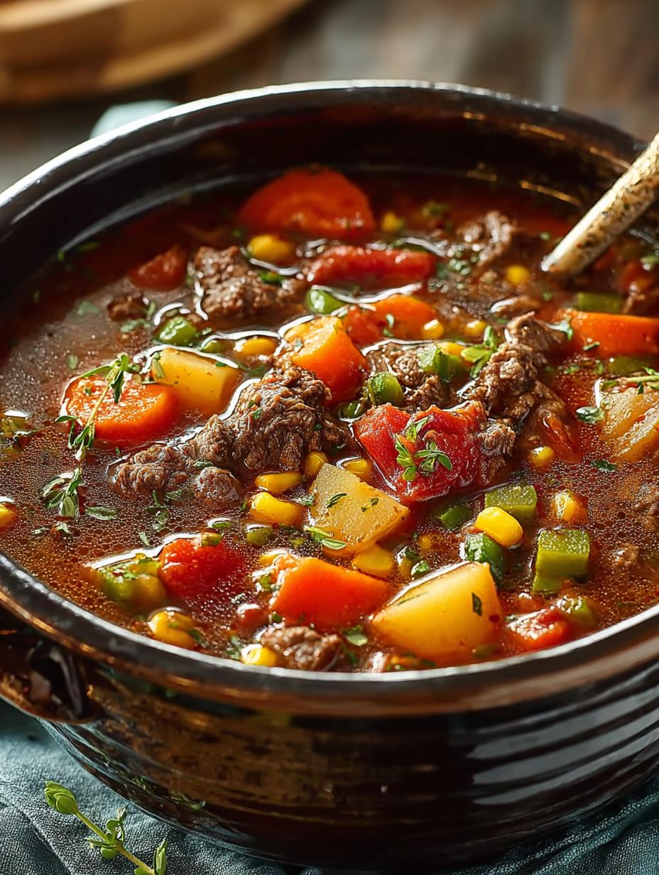 Crock Pot Cowboy Soup: 5 Hearty Family Meals - Crock Pot Cowboy Soup - additional detail