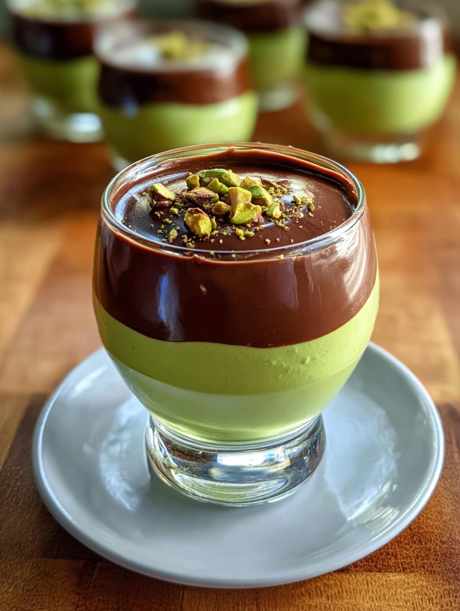 Decadent Pistachio Mousse Rich: A Truly Divine Treat 4 Decadent Pistachio Mousse Rich: A Truly Divine Treat - main visual representation of a rich green pistachio mousse in a glass with chocolate ganache