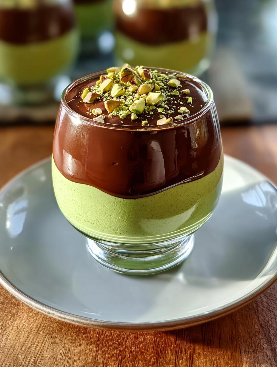 Decadent Pistachio Mousse Rich: A Truly Divine Treat 5 Decadent Pistachio Mousse Rich: A Truly Divine Treat - additional detail of a serving of pistachio mousse garnished with berries and mint