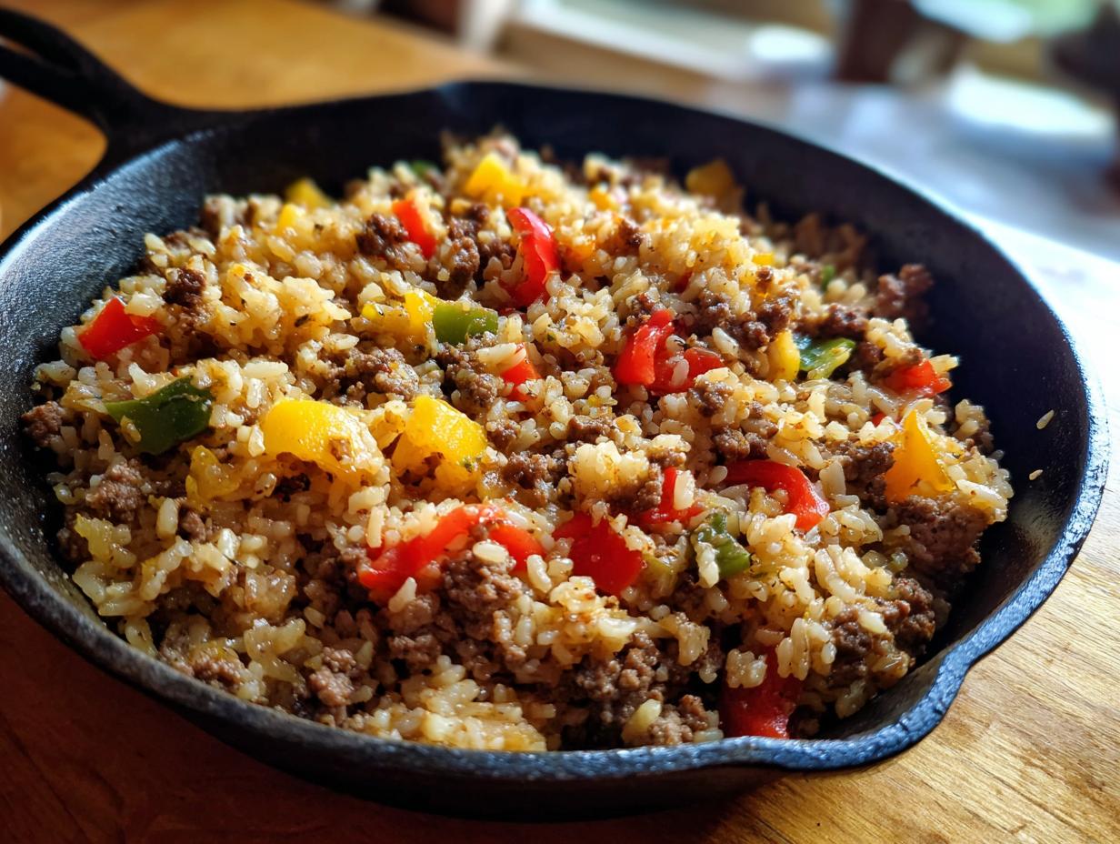 Dirty Rice Ground Beef
