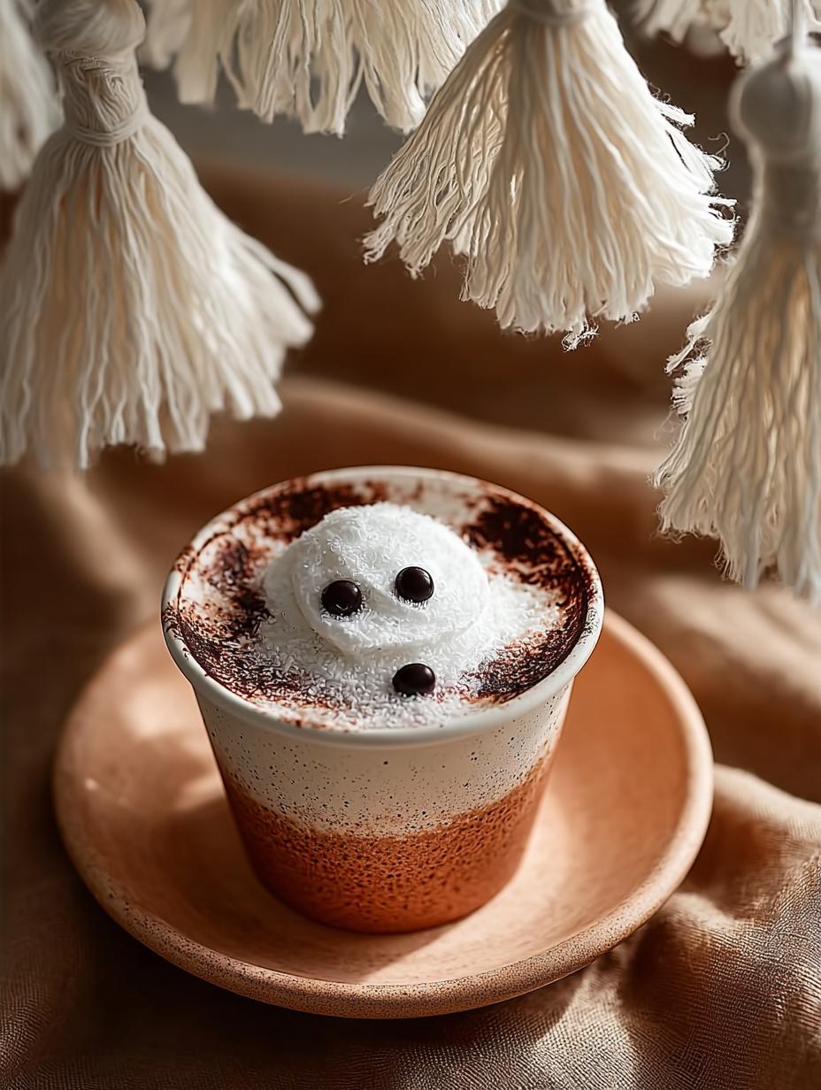 DIY Hanging Paper Cup Ghosts for Spooky Halloween Decor - Diy Hanging Paper Cup - additional detail