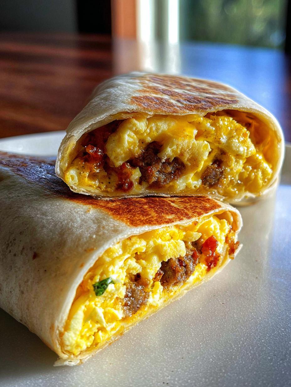 Effortless Ahead Breakfast Burritos