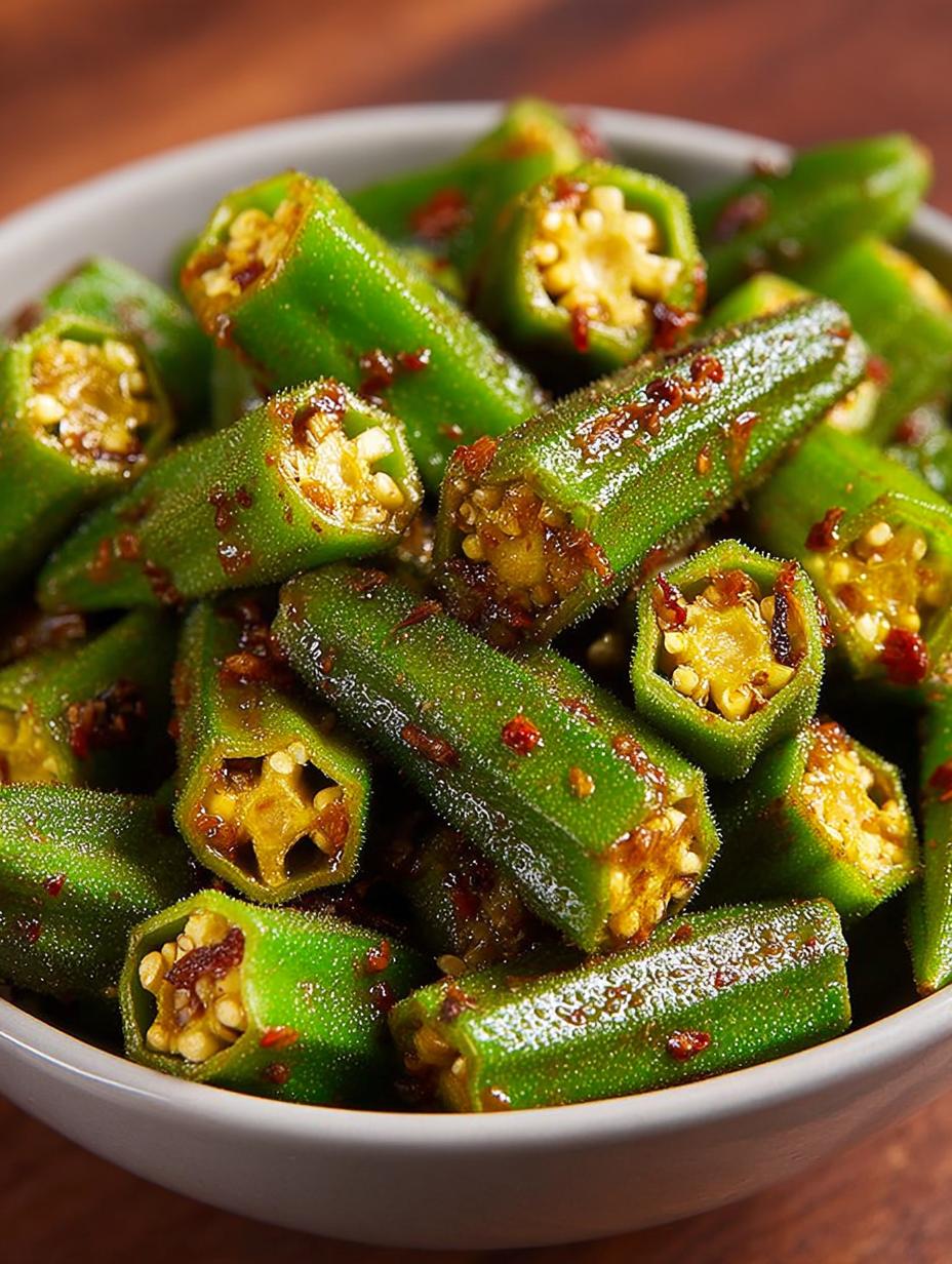 Flavorful Indian Style Okra