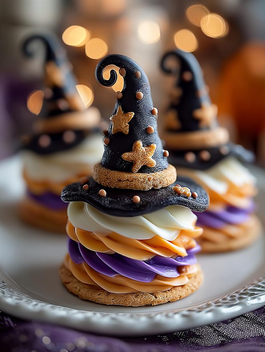 Fun Witch Hat Halloween Cookies to Spook Your Guests - Fun Witch Hat Halloween - additional detail