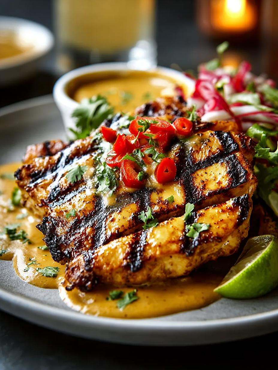 Grilled Chicken with Peanut