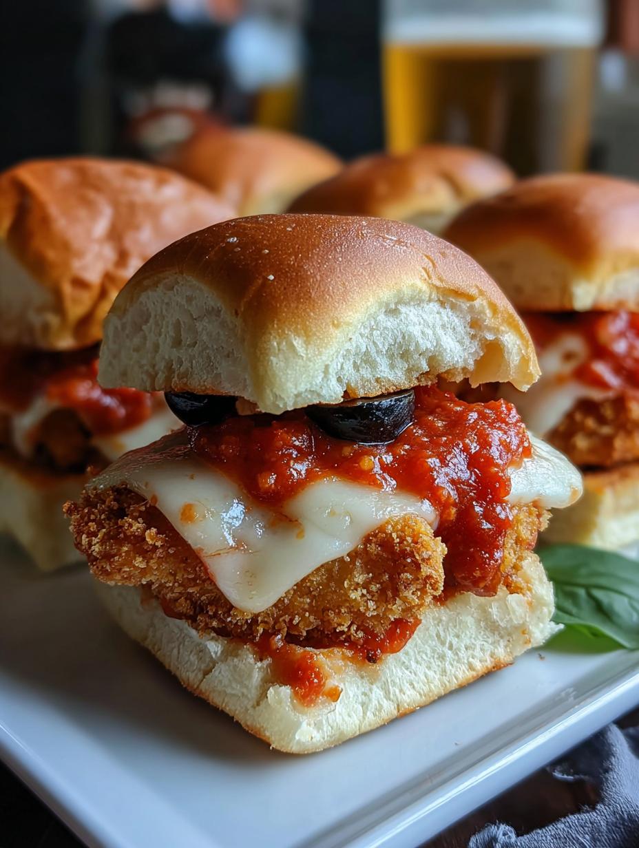 Spooky Halloween Chicken Parm Sliders You'll Love 4 Spooky Halloween Chicken Parm Sliders You'll Love - Halloween Chicken Parm Sliders - main visual representation