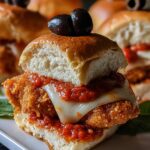 Halloween Chicken Parm Sliders