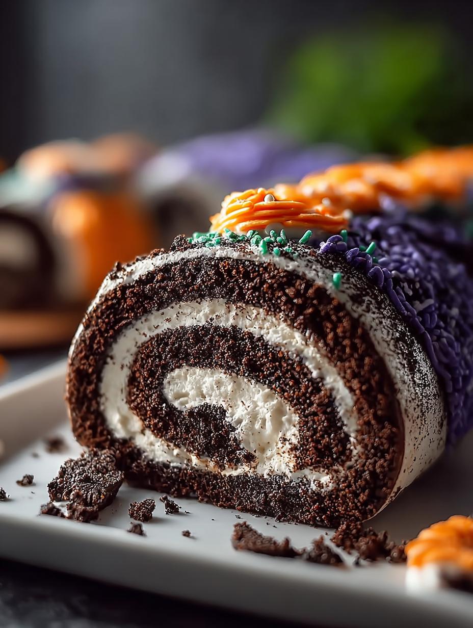 Delightful Halloween Oreo Roll Bake Recipe for Spooky Fun 4 Delightful Halloween Oreo Roll Bake Recipe for Spooky Fun - Halloween Oreo Roll Bake - main visual representation