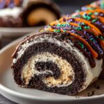 Halloween Oreo Roll Bake