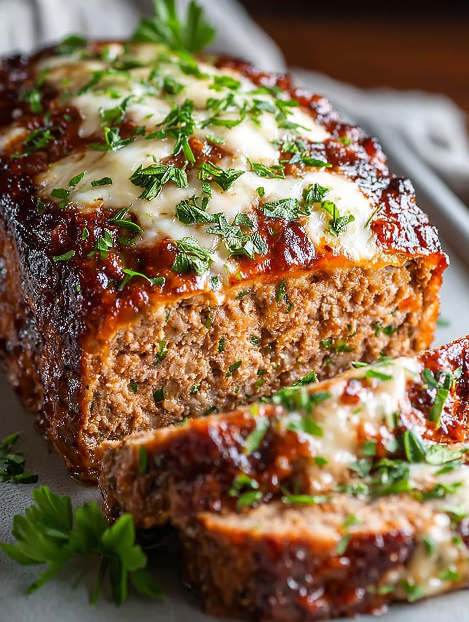 Irresistible Italian Meatloaf Loaded with Cheesy Goodness - Italian Meatloaf - main visual representation
