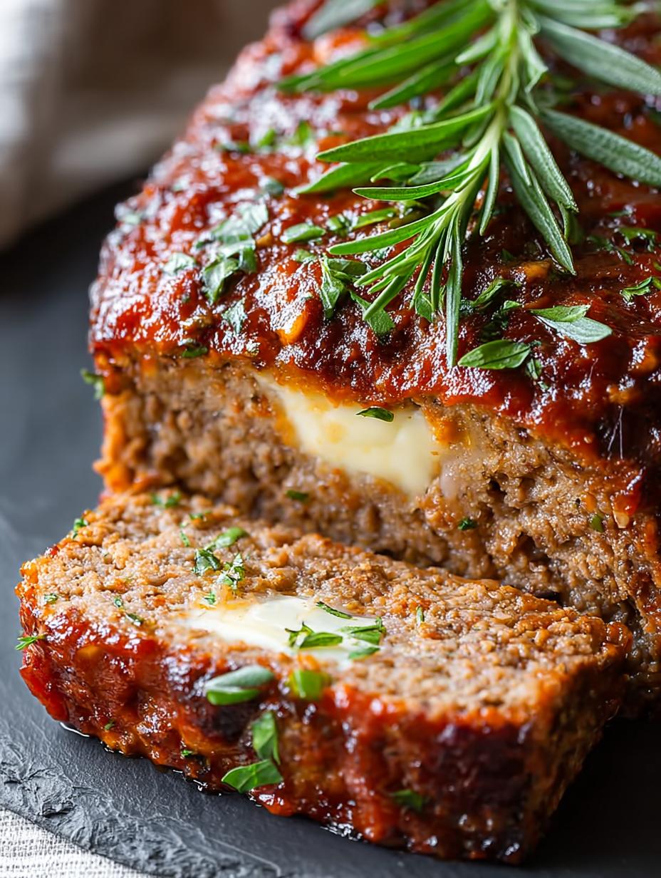 Irresistible Italian Meatloaf Loaded with Cheesy Goodness - Italian Meatloaf - additional detail