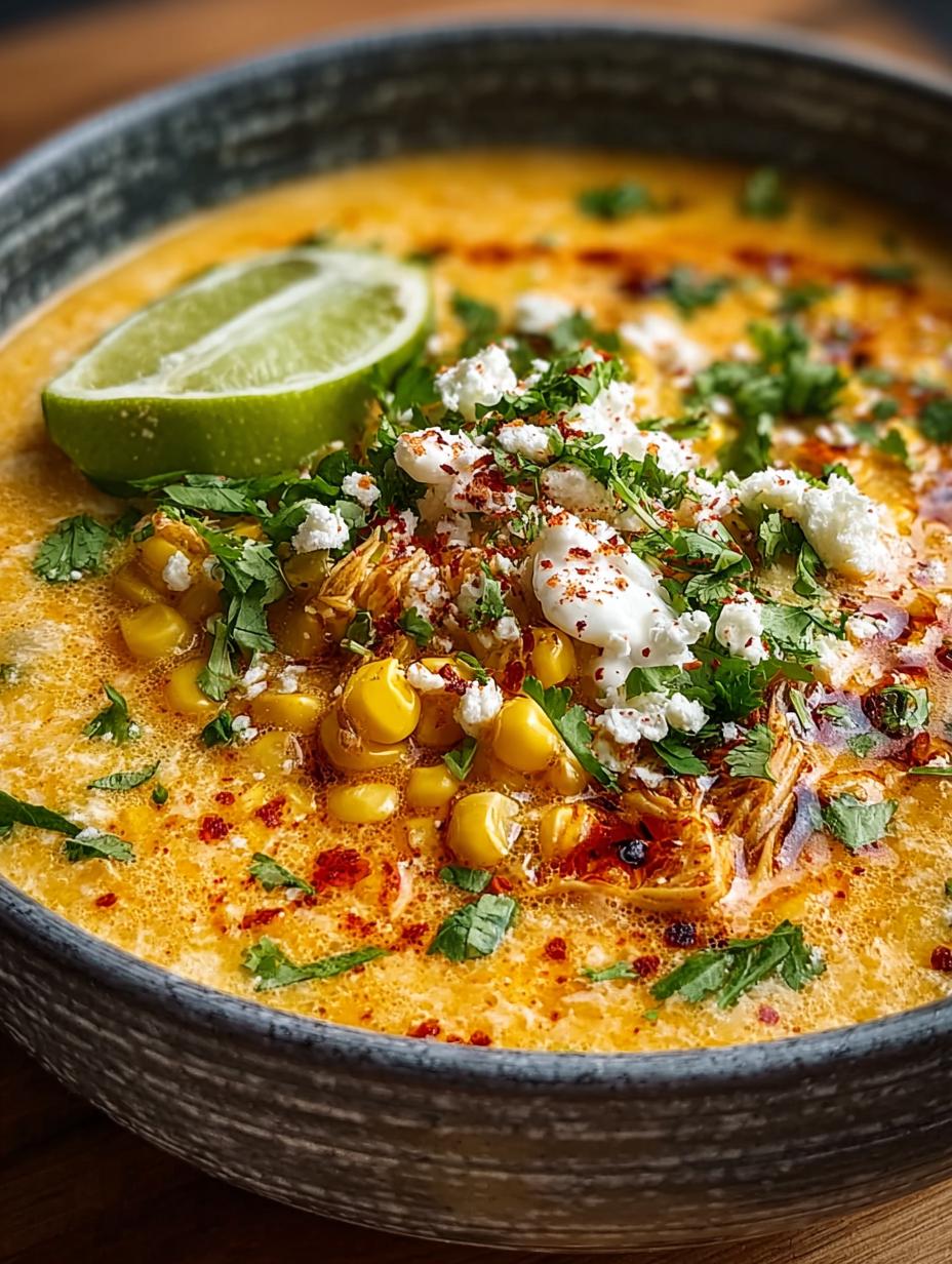 Mexican Street Corn Soup