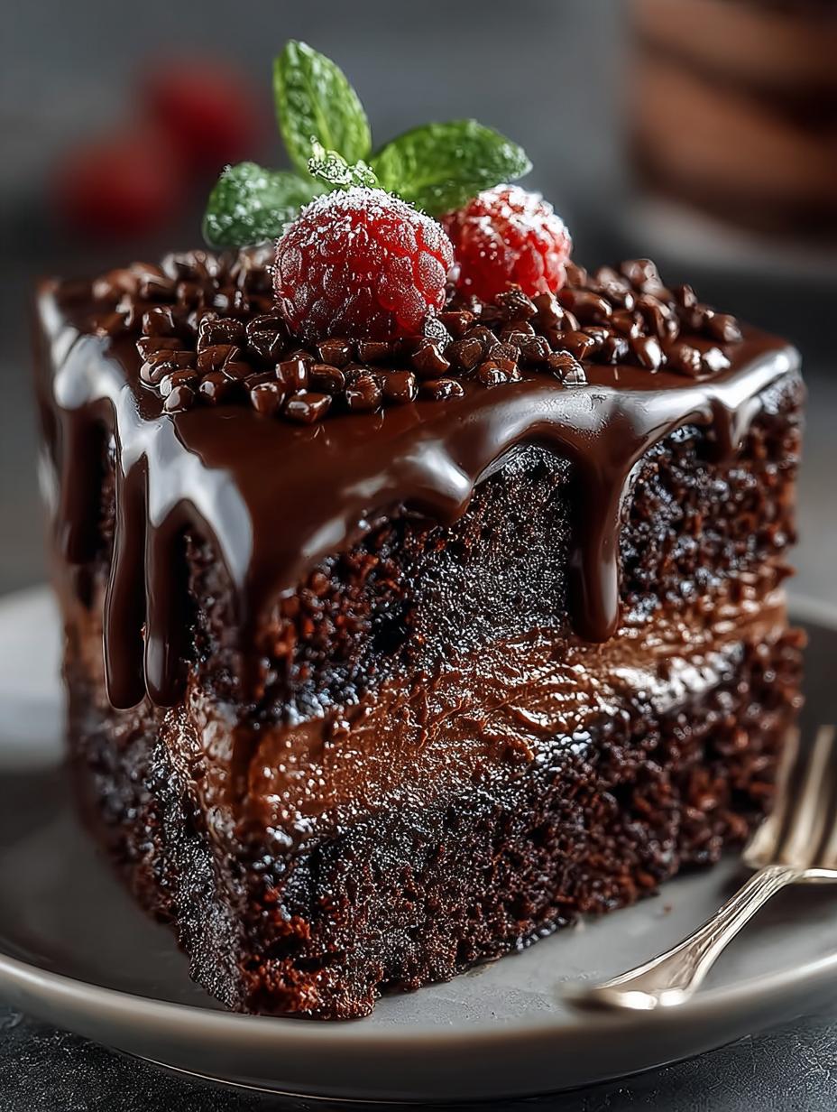 Midnight Fudge Cake Decadent