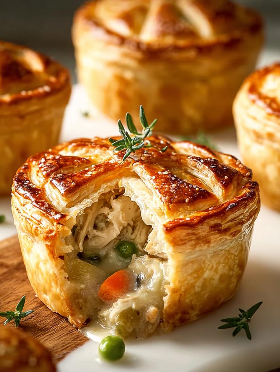 Mini Chicken Pot Pies: 7 Irresistible Bite-Sized Treats - Mini Chicken Pot Pies - additional detail