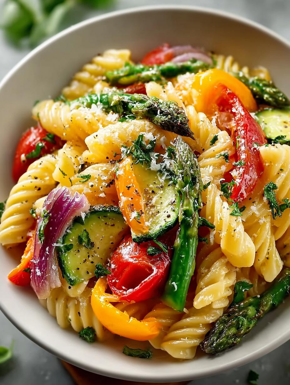 Delicious Pasta Primavera: 10 Veggie-Packed Tips 5 Delicious Pasta Primavera: 10 Veggie-Packed Tips - Pasta Primavera - additional detail