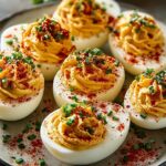 Pumpkin Deviled Eggs