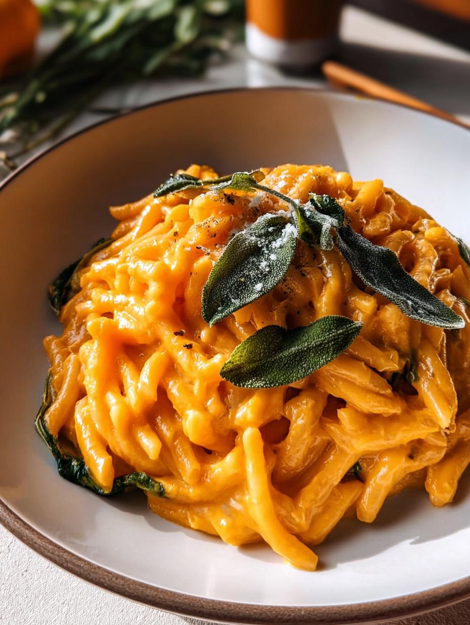 Pumpkin Sage Pasta