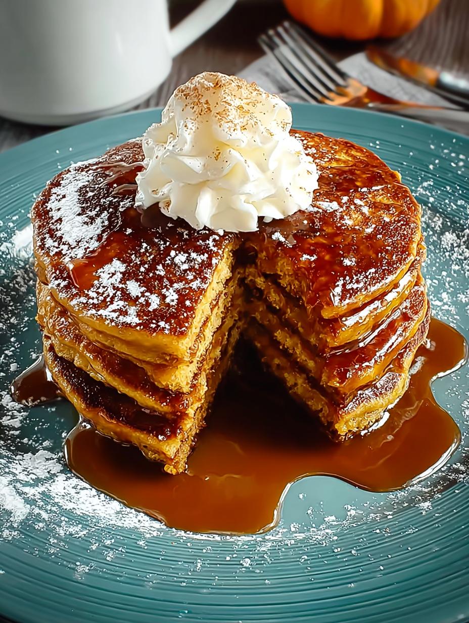 Pumpkin Spice Latte Pancakes