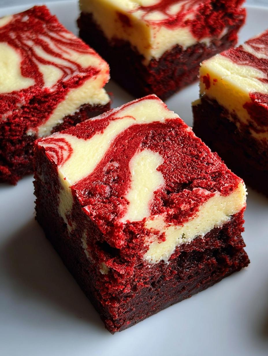 Devour 1 Decadent Red Velvet Cheesecake Brownies Recipe 4 Devour 1 Decadent Red Velvet Cheesecake Brownies Recipe - Red Velvet Cheesecake Brownies - main visual representation