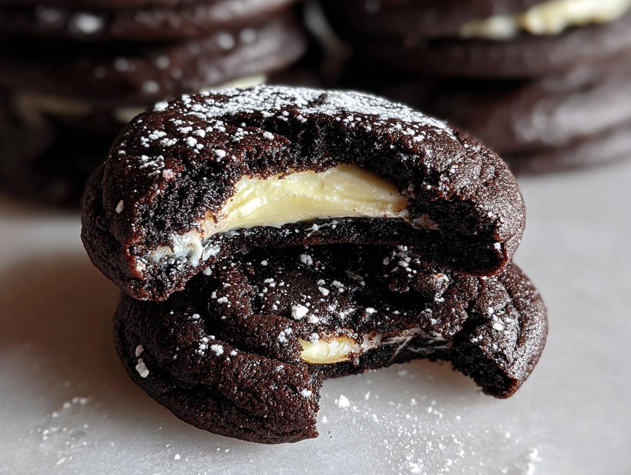 Rich Creamy Black Velvet Cookies: 12 Divine Bites 4 Rich Creamy Black Velvet Cookies: 12 Divine Bites - Rich Creamy Black Velvet - main visual representation
