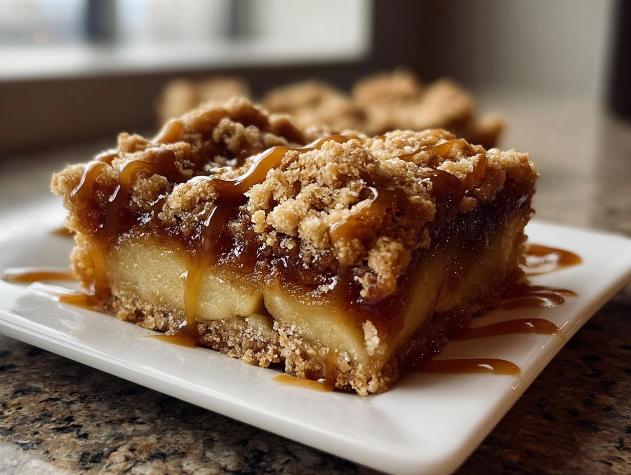 Salted Caramel Apple Crumble: Amazing Fall Treat - Salted Caramel Apple Crumble - additional detail