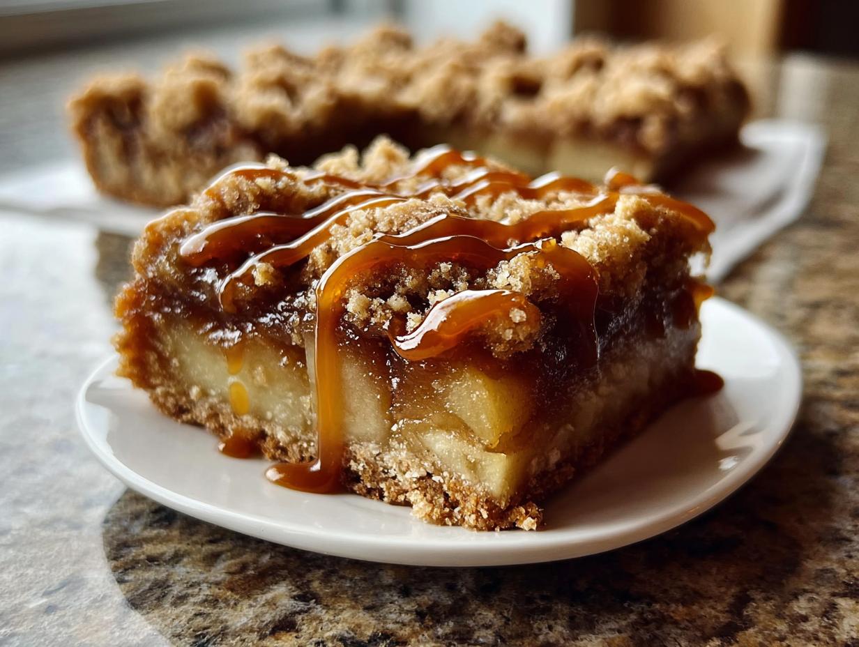 Salted Caramel Apple Crumble