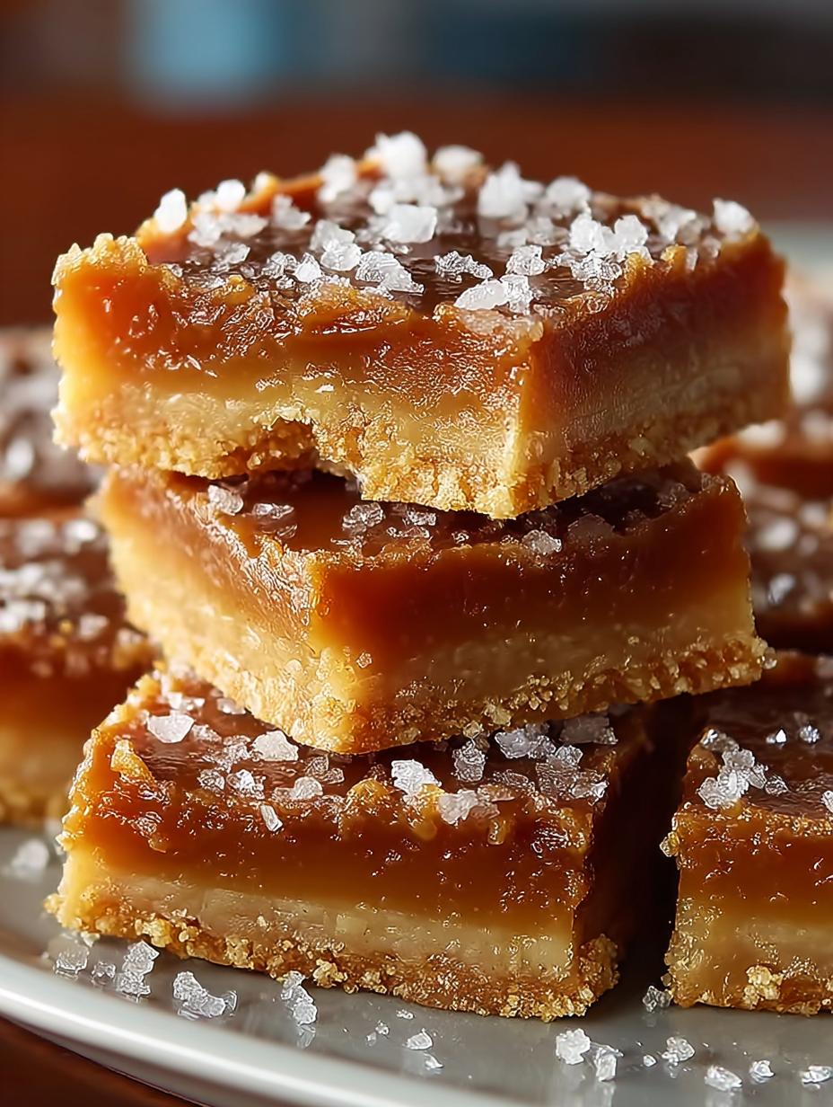 Irresistible Salted Caramel Butter Bars Recipe - Salted Caramel Butter Bars - main visual representation