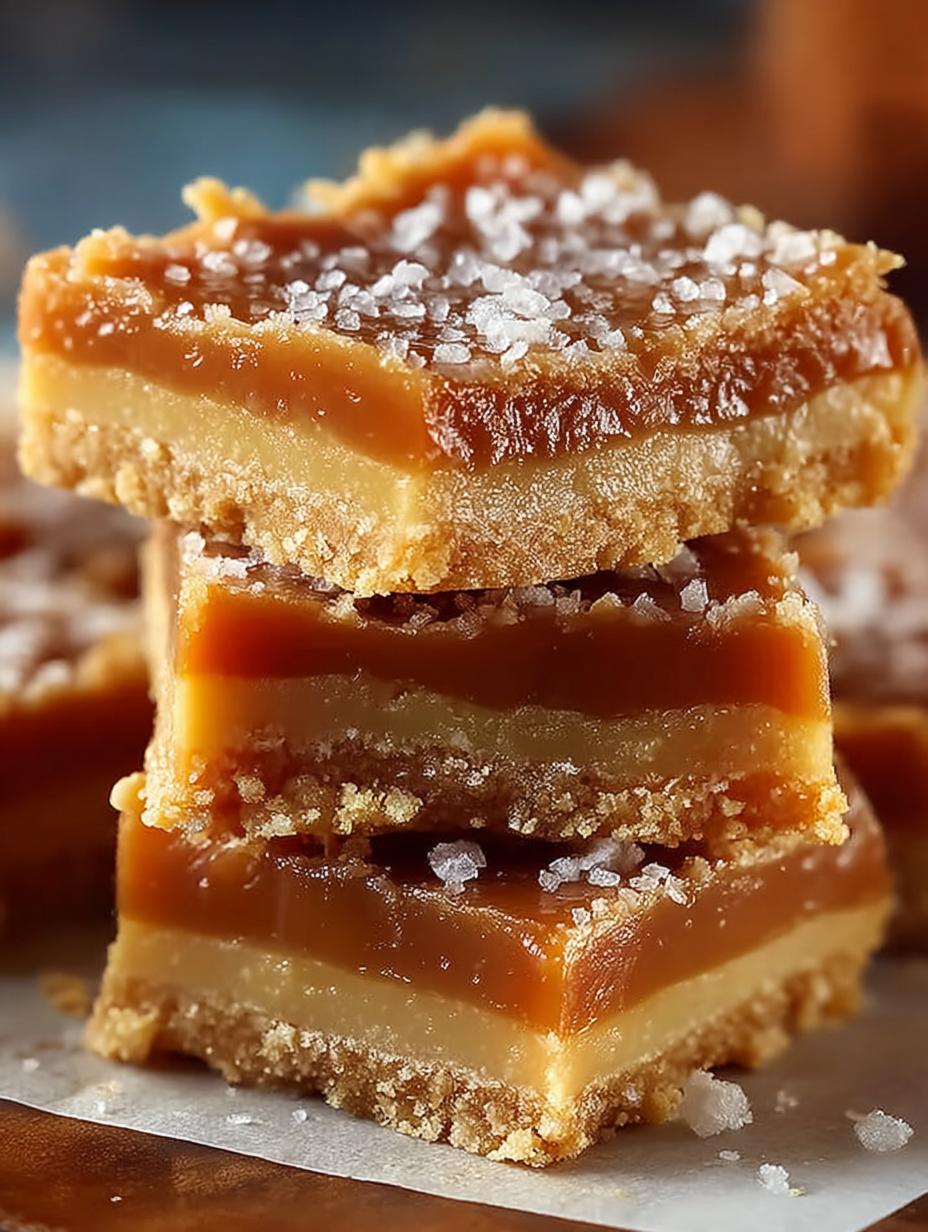 Salted Caramel Butter Bars