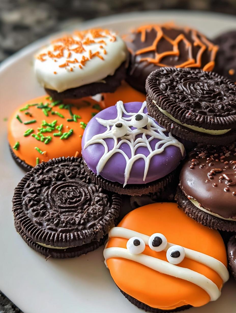 Spooky Chocolate Halloween: 3 Easy Monster Cookie Ideas - Spooky Chocolate Covered Halloween - additional detail