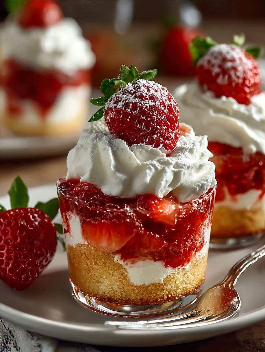 Strawberry Shortcake Cups: 7 Irresistible Layers of Delight - Strawberry Shortcake Cups - main visual representation