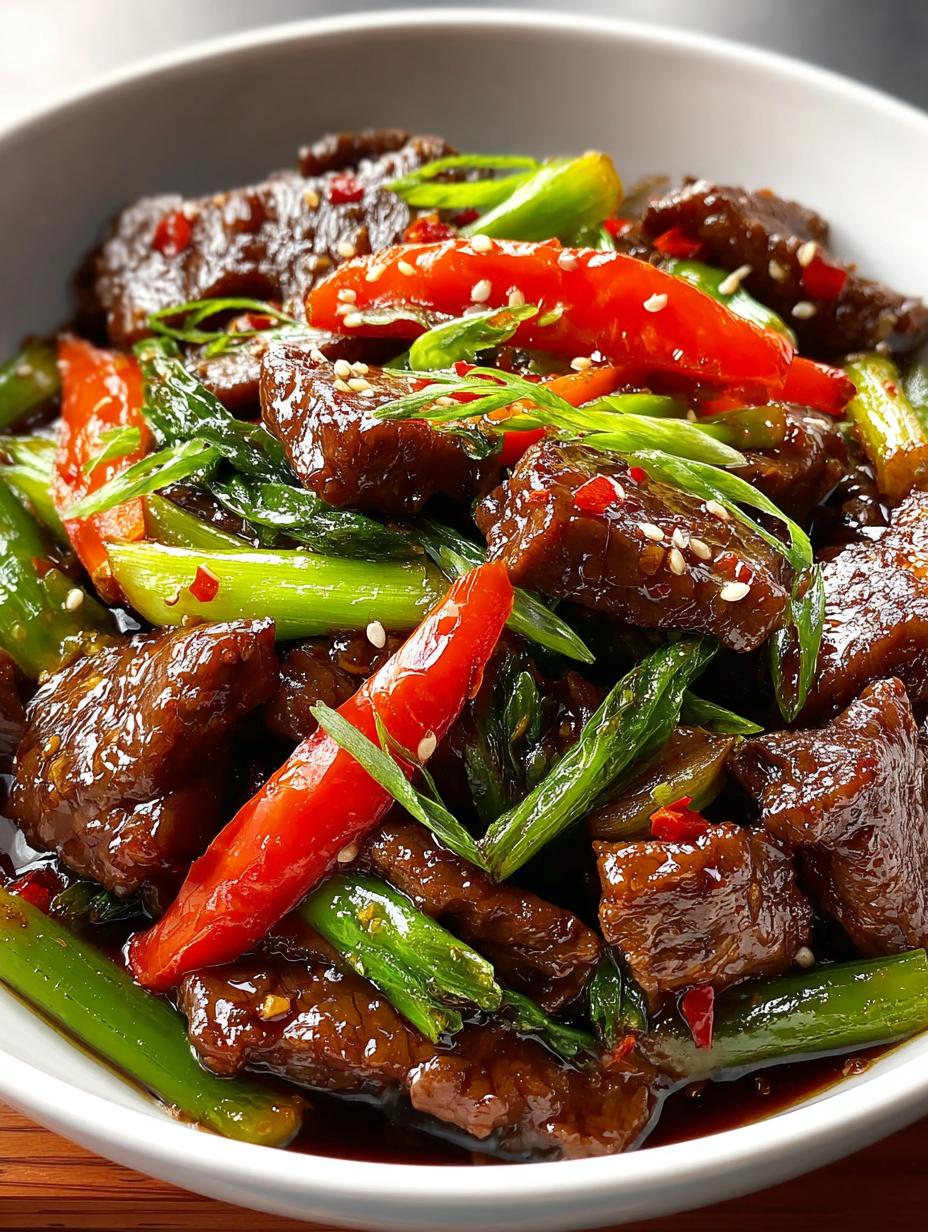 Szechuan Beef: 30-Minute Recipe for Spicy Flavor Delight - Szechuan Beef - additional detail