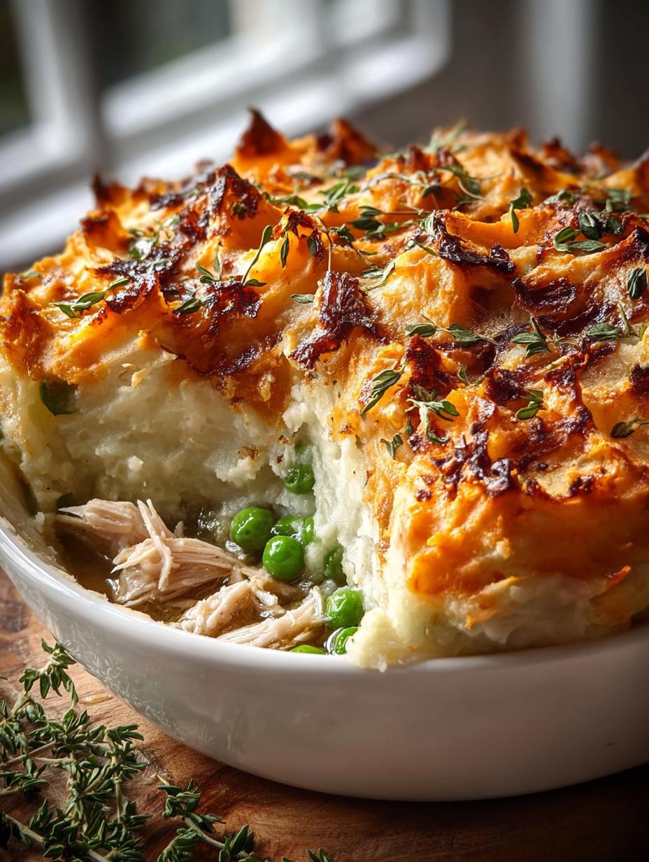 Delicious Turkey Mashed Potato Pie Recipe You’ll Love - Turkey Mashed Potato Pie - additional detail