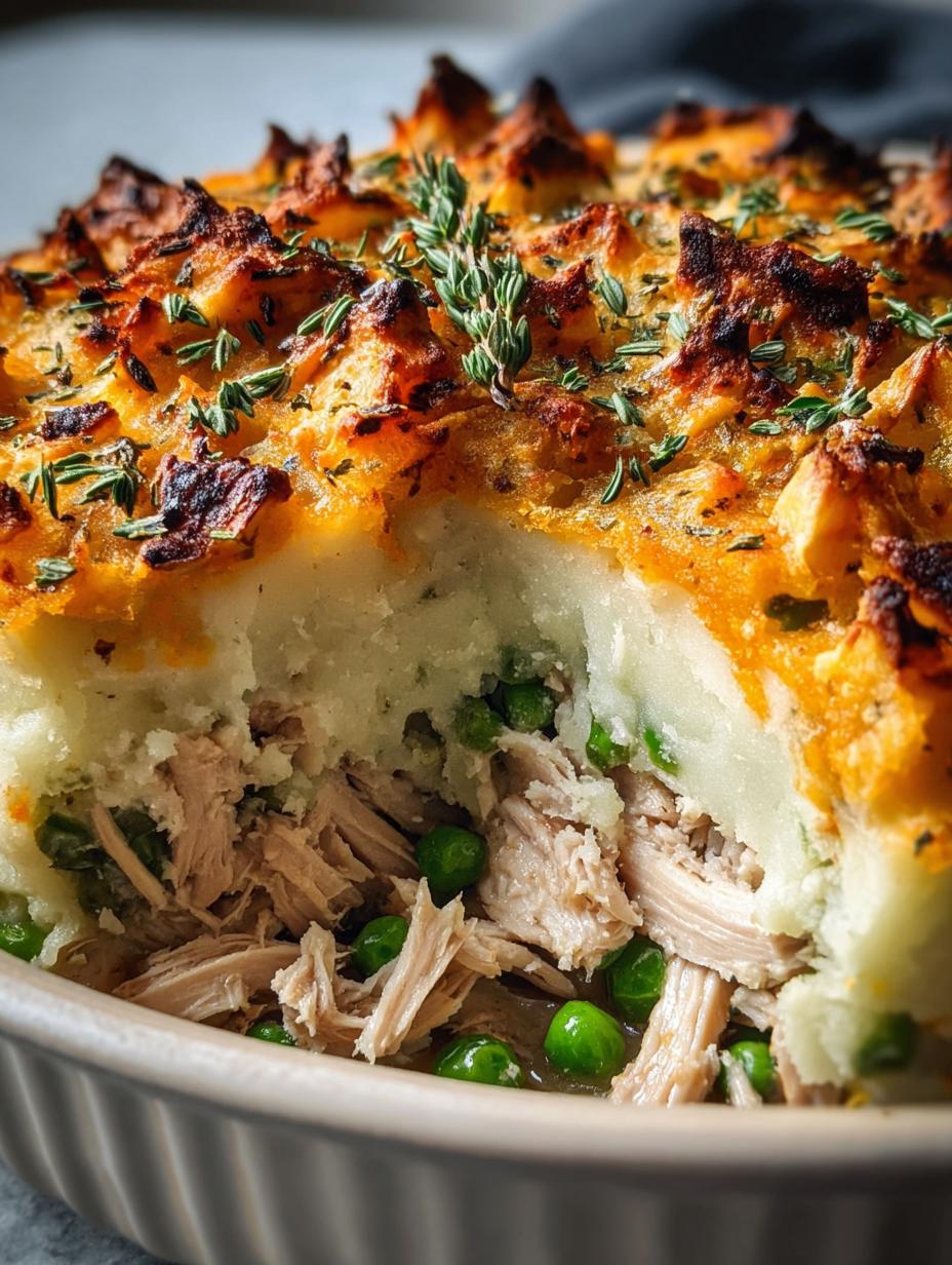 Turkey Mashed Potato Pie
