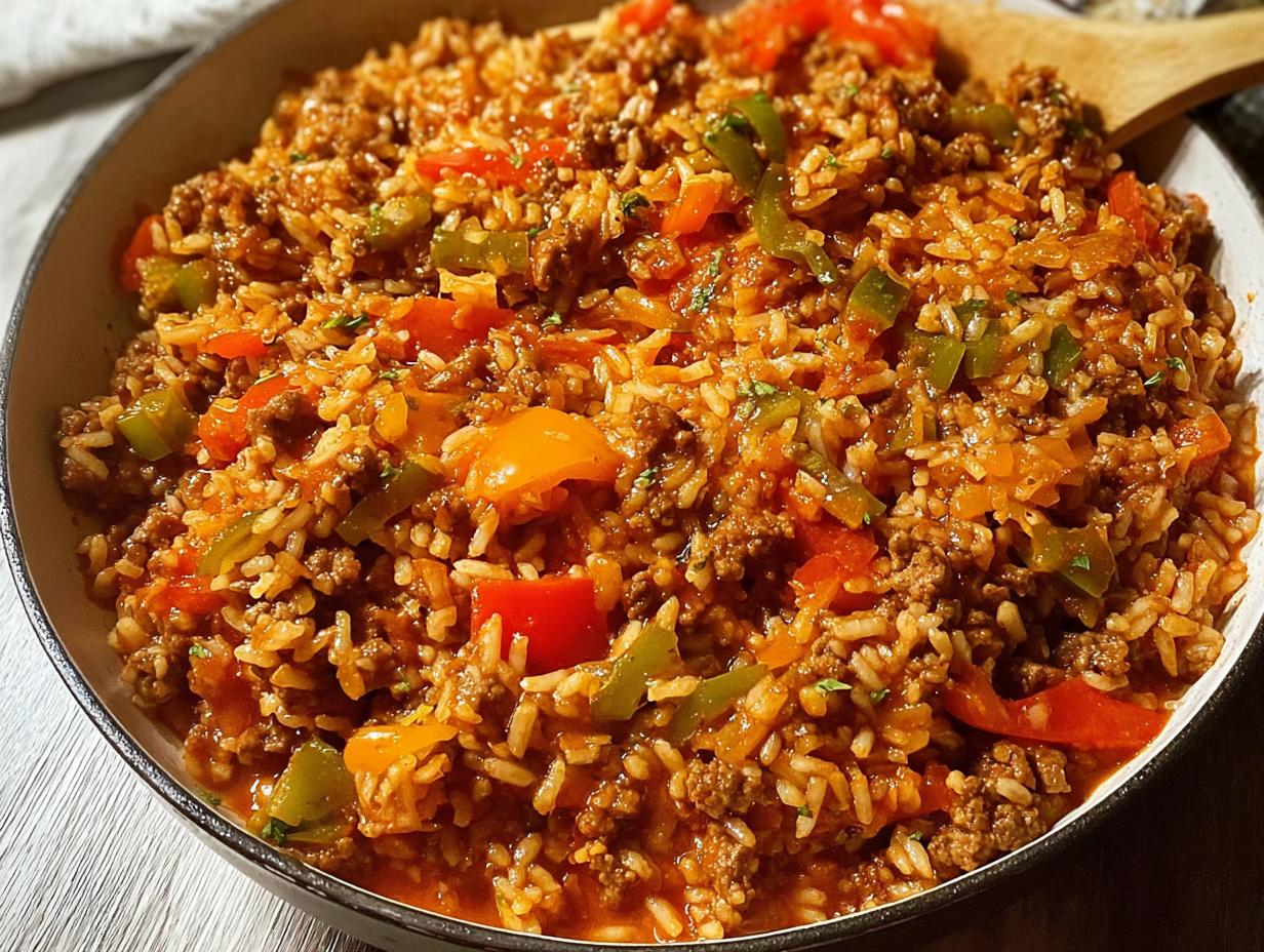 Unstuffed Pepper Skillet